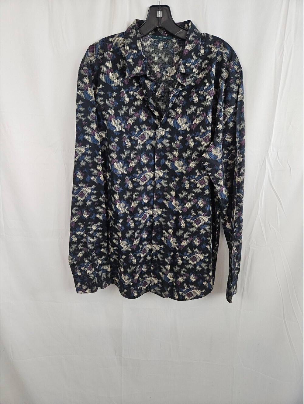 Perry Ellis Slim Fit XL Men's Long Sleeve Button-Up Shirt